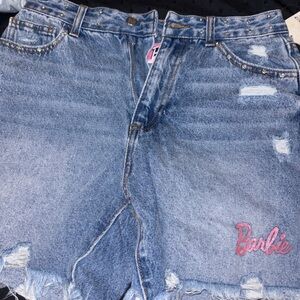 Forever 21 Blue Denim Jean Shorts